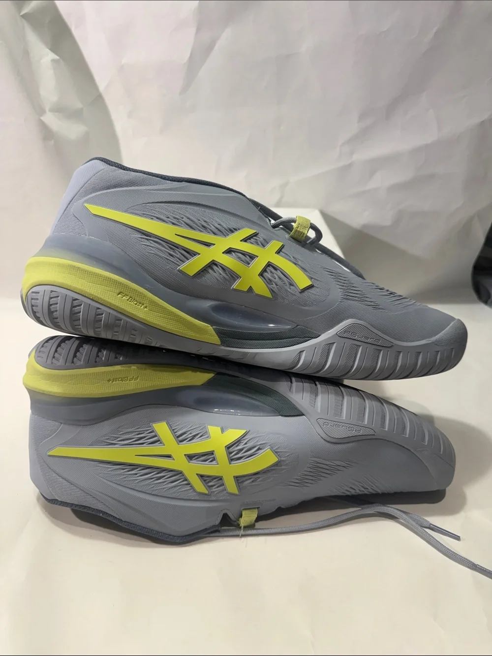 ASICS Gel Resolution X Wide Men’s 10.5 Tennis Shoes Gray Lime NEW $160